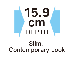 Slim, Contemporary Look